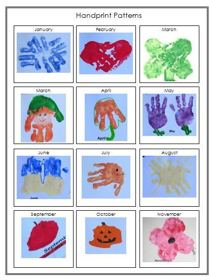 Christmas Gift For 2020
 2020 Handprint Calendar Template Printable