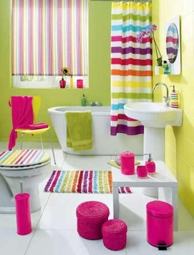 Colorful Bathroom Sets
 Top Lively Rainbow Decor Ideas That Will Cheer You Up