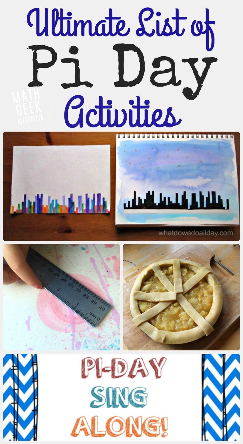Cool Pi Day Activities
 Pi Day Huge list of FREE Pi Day Activities for All Ages