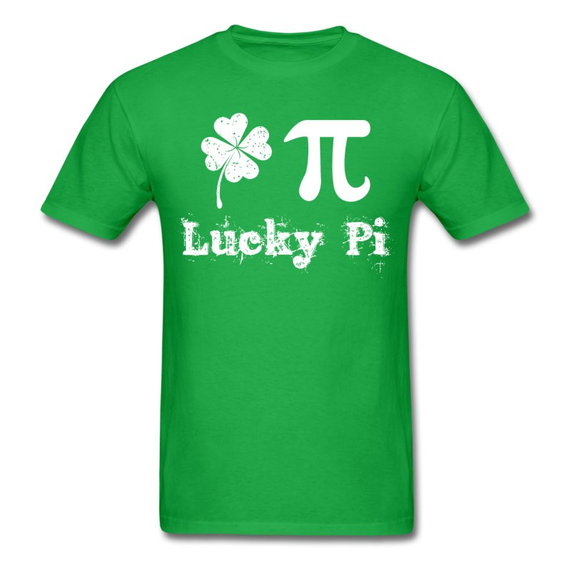 Cool Pi Day Shirt Ideas
 celebrate st patricks day and pi day T Shirt