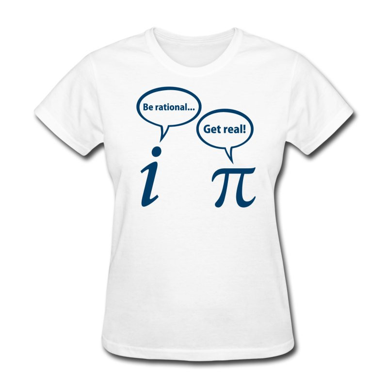 Cool Pi Day Shirt Ideas
 Be Rational Get Real Imaginary Math Pi T Shirt