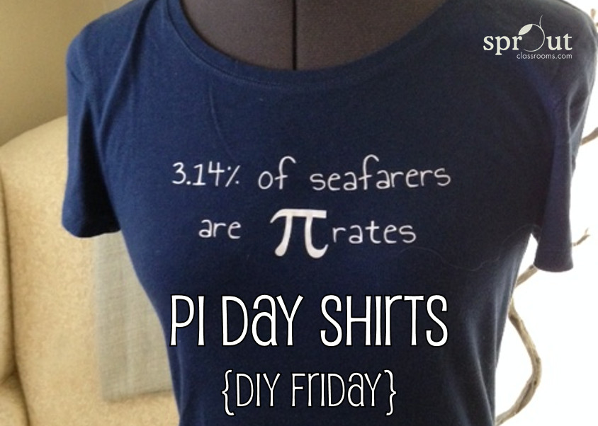 Cool Pi Day Shirt Ideas
 Pi Day Shirts DIY Friday Sprout Classrooms