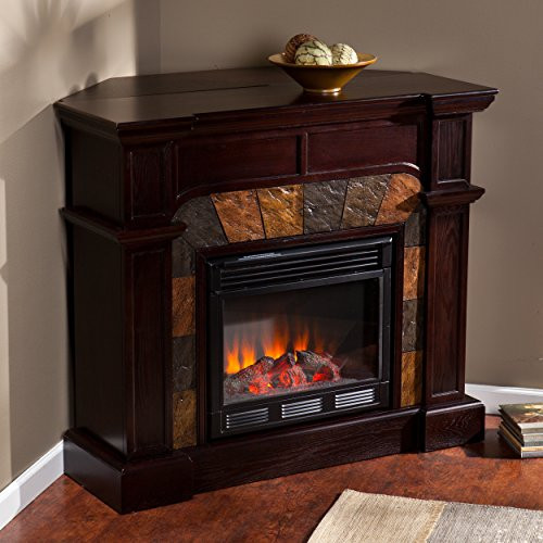 Corner Tv Stand Electric Fireplace
 Electric Fireplace TV Stands Corner Heater Antique Firebox