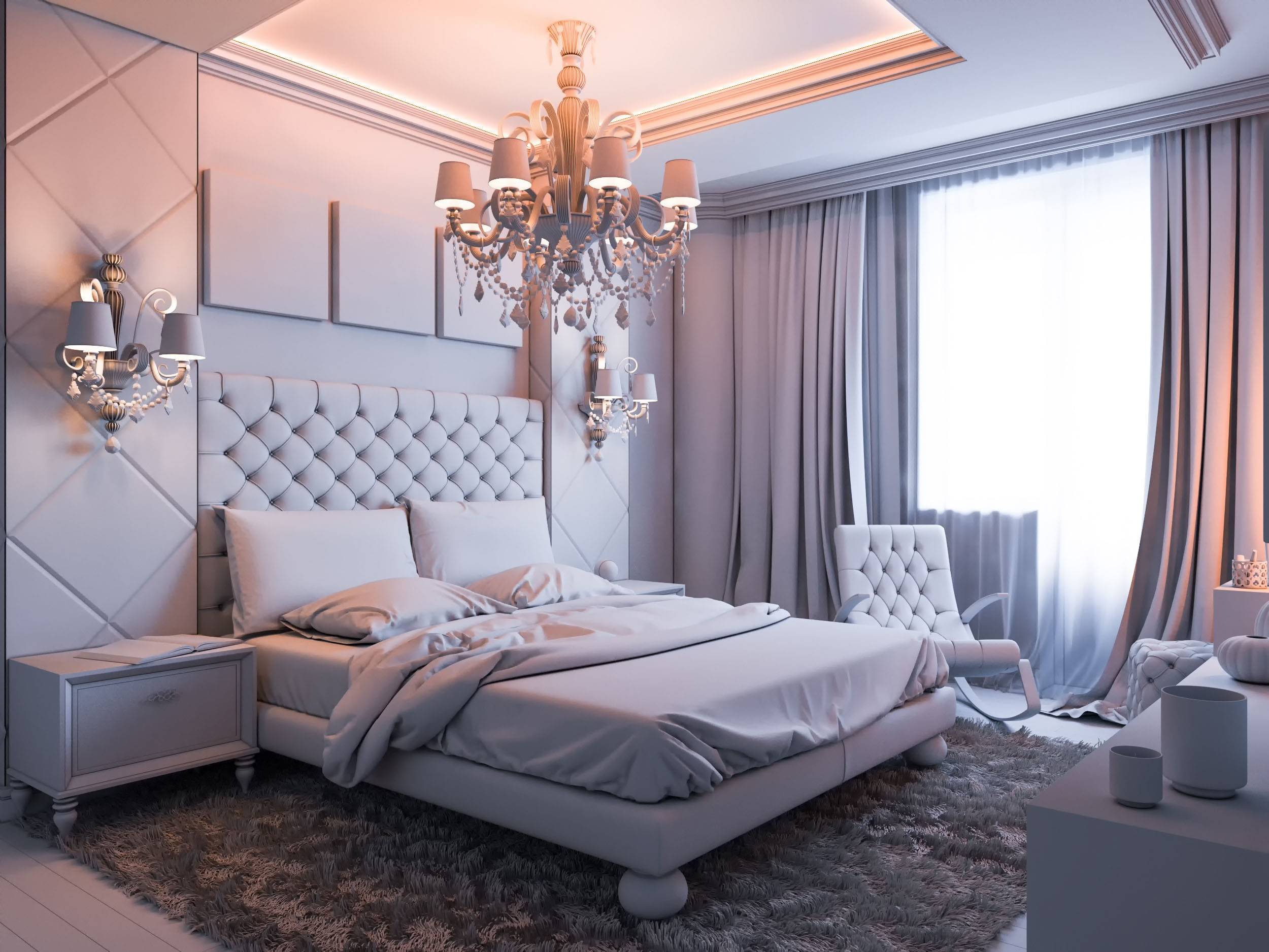 Couples Bedroom Decor
 Blending designs to create a couples bedroom