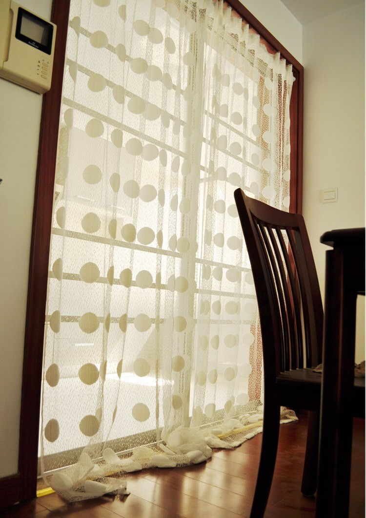 Cute Curtains For Living Room
 Ikea transparent White Polka Dots Curtains For Living Room