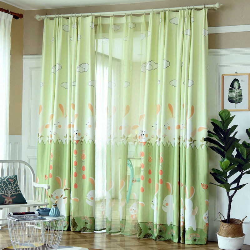 Cute Curtains For Living Room
 Aliexpress Buy Cute Blackout Cartoon Curtains for