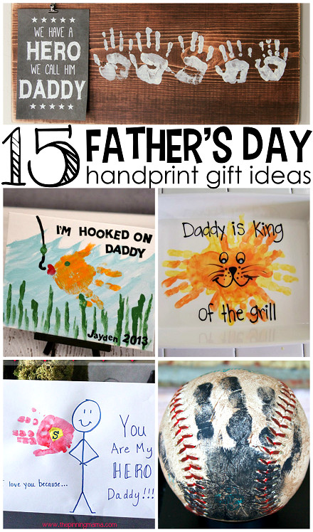 Cute Fathers Day Gifts
 Father s Day Handprint Gift Ideas from Kids