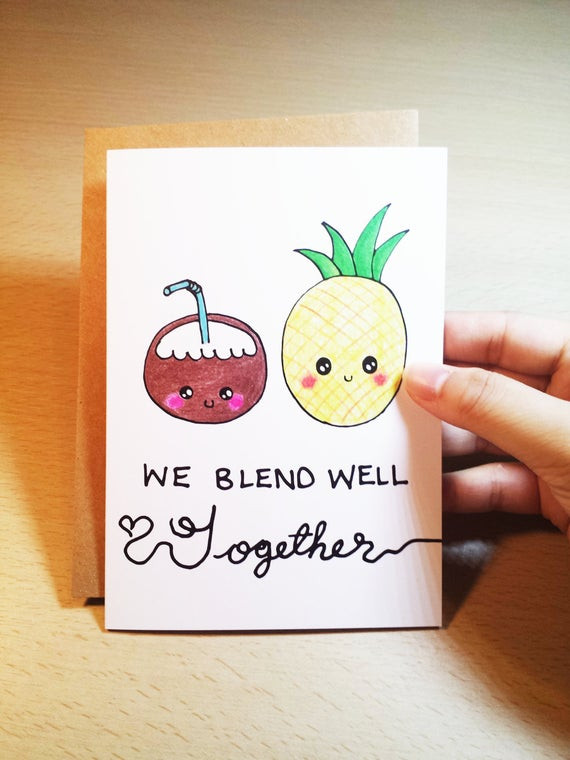 Cute Valentines Day Card Ideas
 Cute valentine card funny valentine card by LoveNCreativity