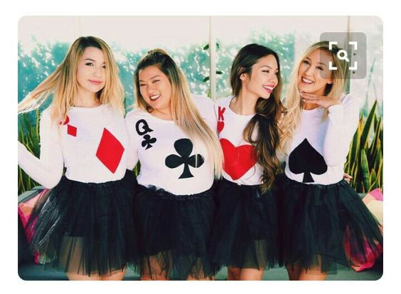 Deck Of Cards Halloween Costumes
 60 Awesome Girlfriend Group Costume Ideas 2017