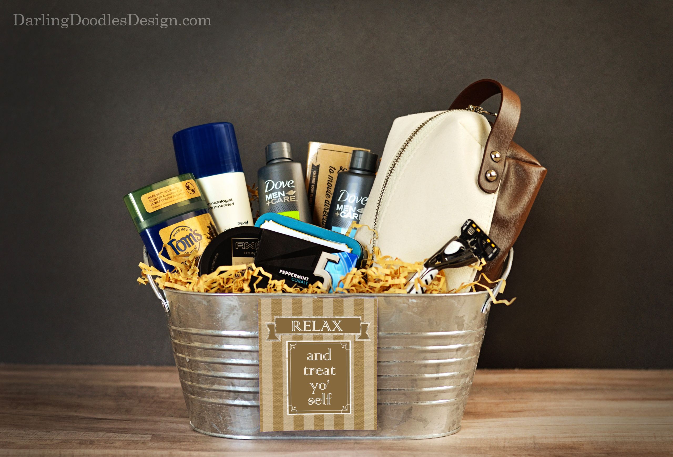 Diy Fathers Day Gift Basket
 DIY Gift Basket for Father s Day Darling Doodles