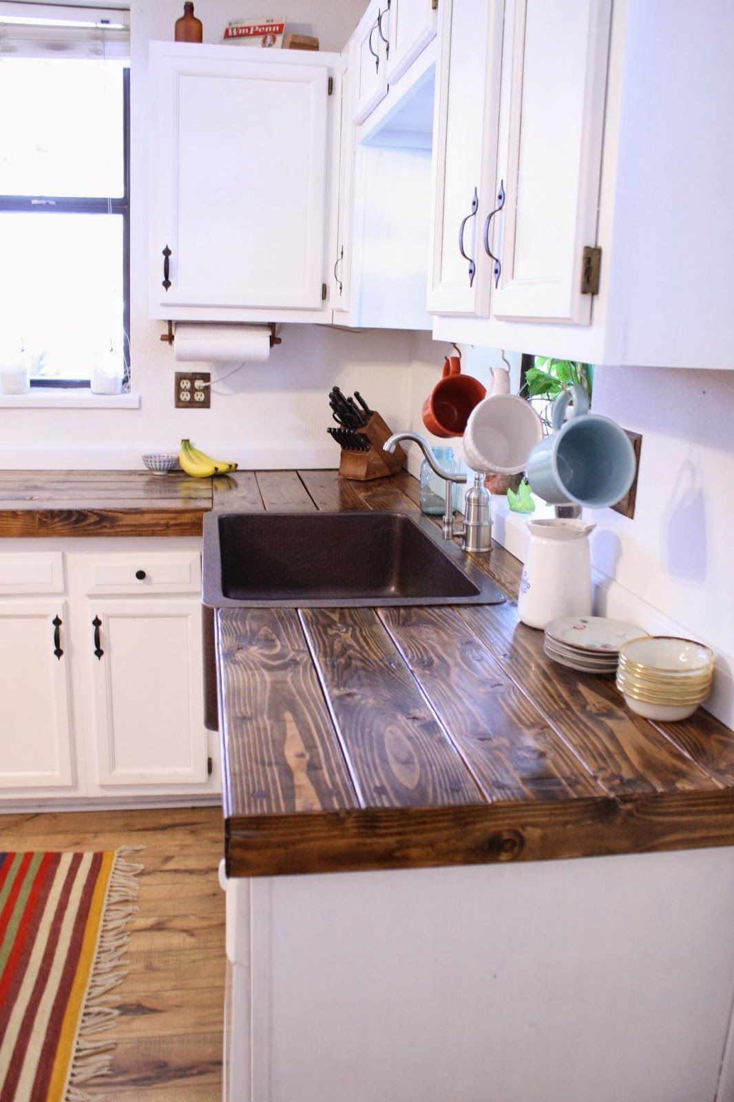 Diy Small Kitchen Ideas
 Cheap countertop idea …