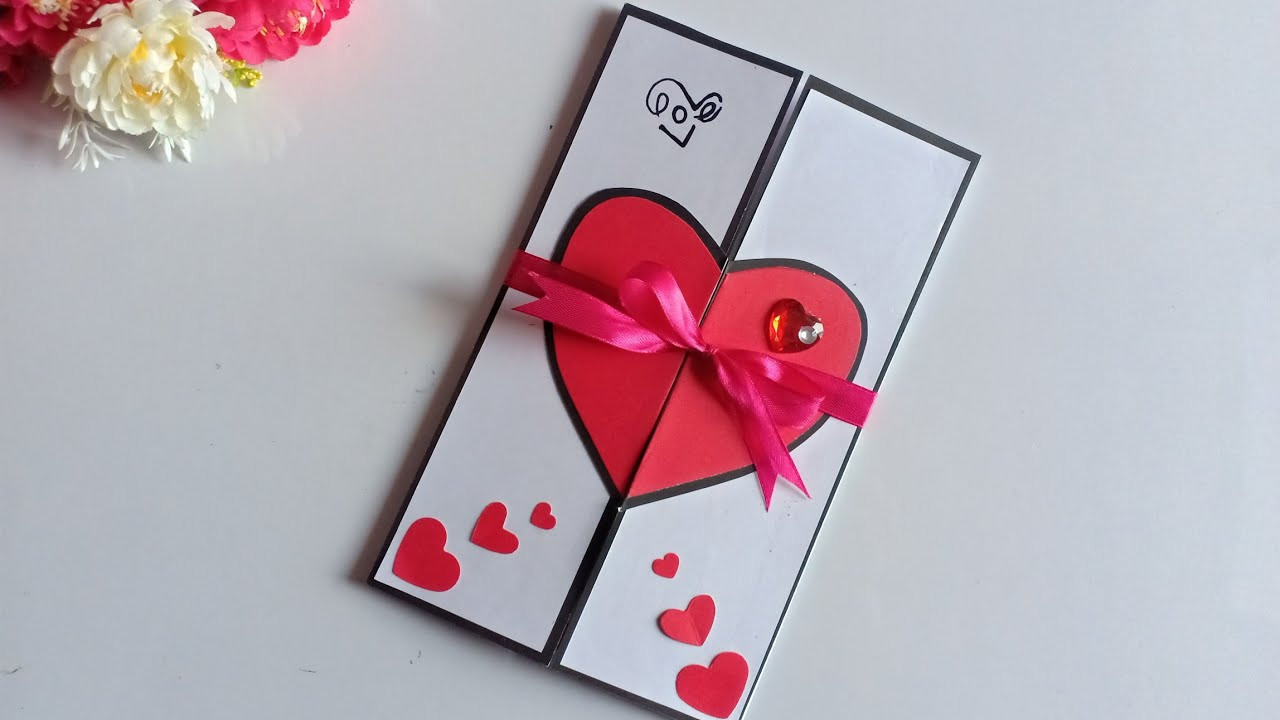 Diy Valentines Day Cards
 Beautiful Handmade Valentine s Day Card Idea DIY