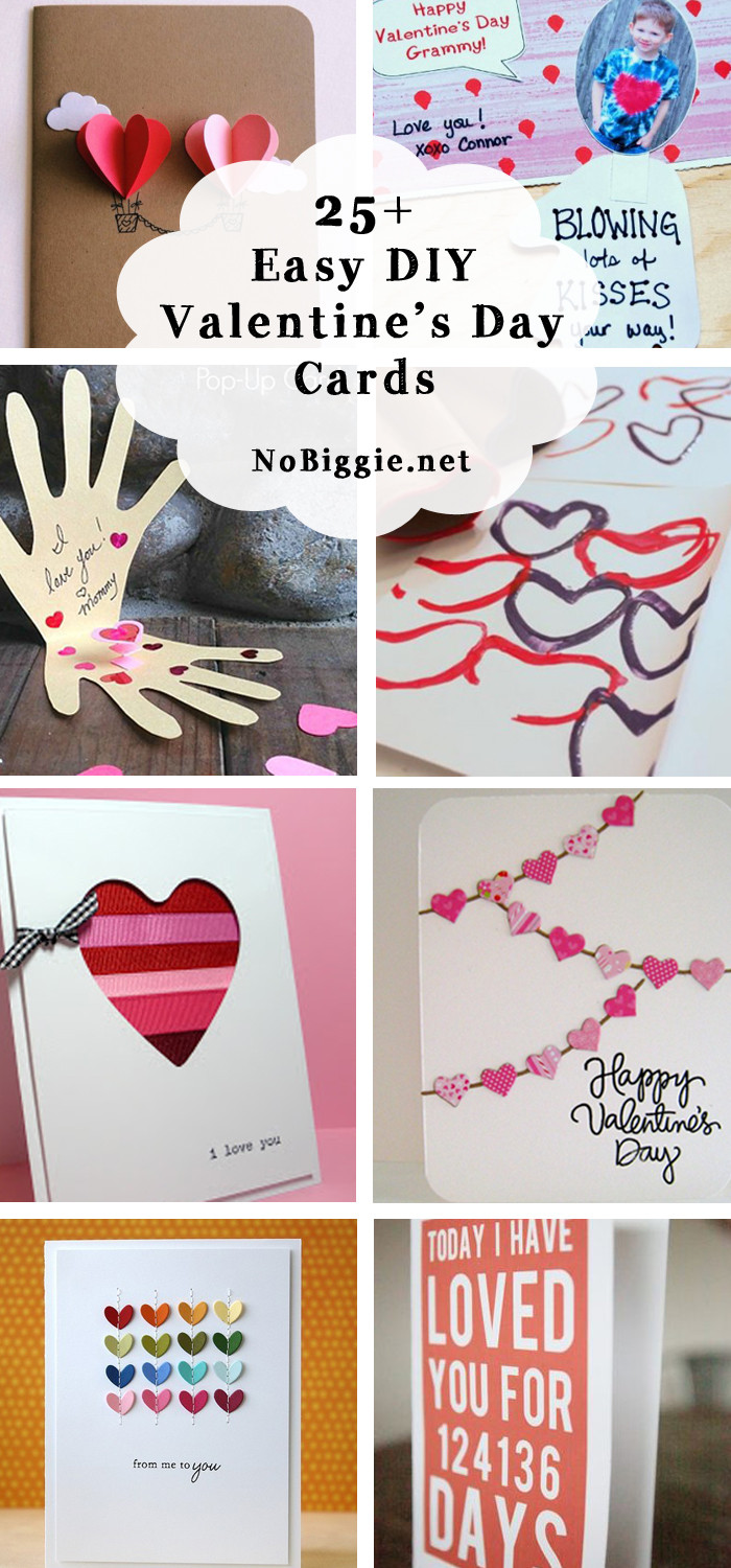 Diy Valentines Day Cards
 25 Easy DIY Valentine s Day Cards