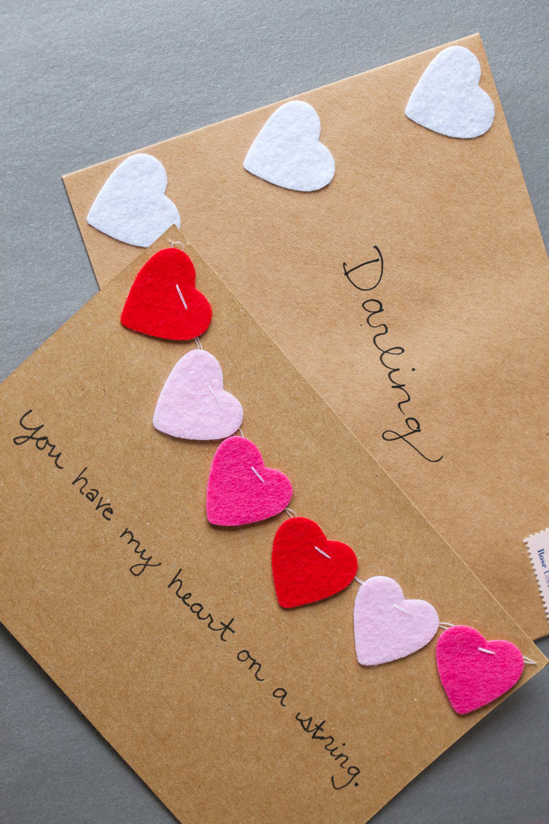 Diy Valentines Day Cards
 DIY Valentine s Day Cards The Effortless Chic