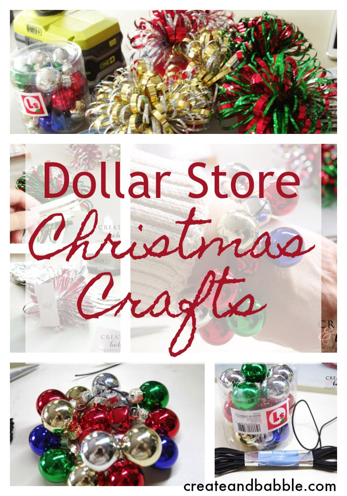 Dollar Store Christmas Craft
 Dollar Store Christmas Crafts Create and Babble