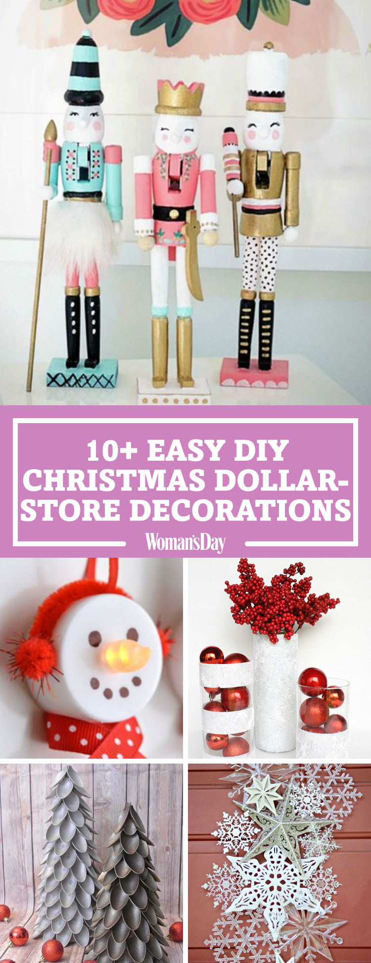 Dollar Store Christmas Craft
 Dollar Store Christmas Decorations Christmas Decor from