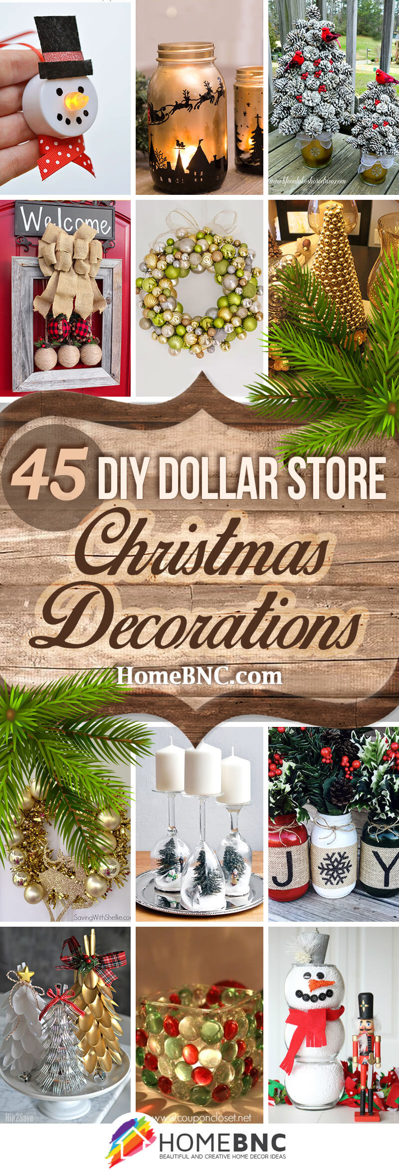 Dollar Store Christmas Craft
 45 Best DIY Dollar Store Christmas Decor Craft Ideas for 2019