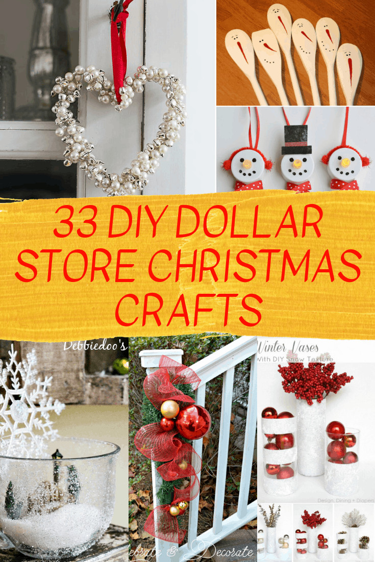 Dollar Store Christmas Craft
 33 DIY Dollar Store Christmas Crafts
