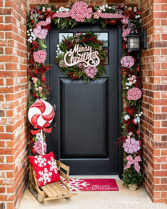 Door Christmas Decor
 Most Loved Christmas Door Decorations Ideas on Pinterest