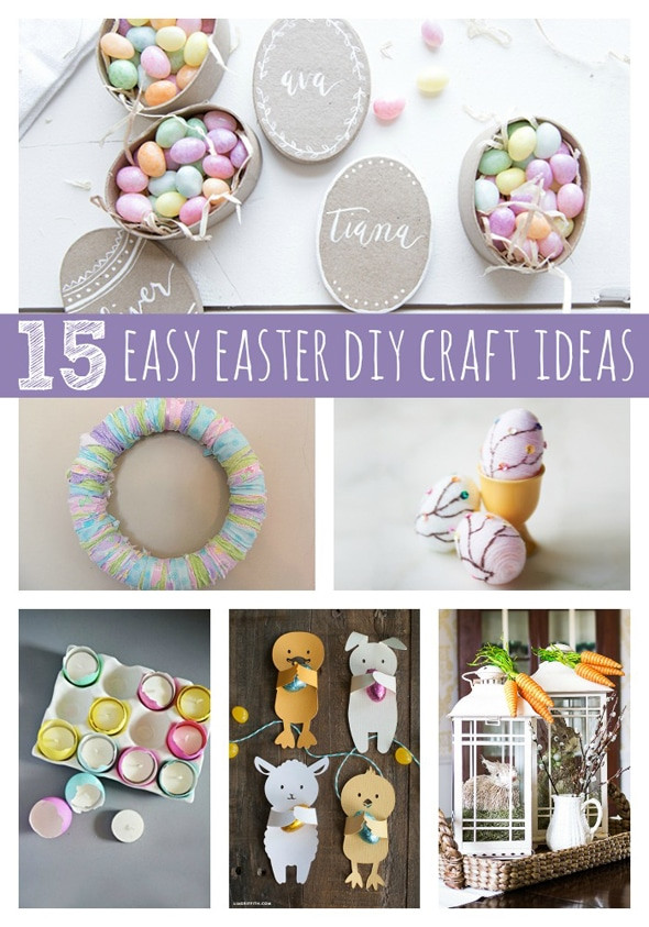 Easter Crafts Diy
 15 Easy Easter DIY Ideas Pretty My Party