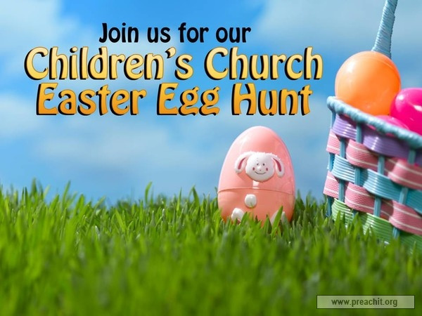 Easter Egg Hunt Ideas For Church
 Service Background for Church Services Easter Egg Hunt