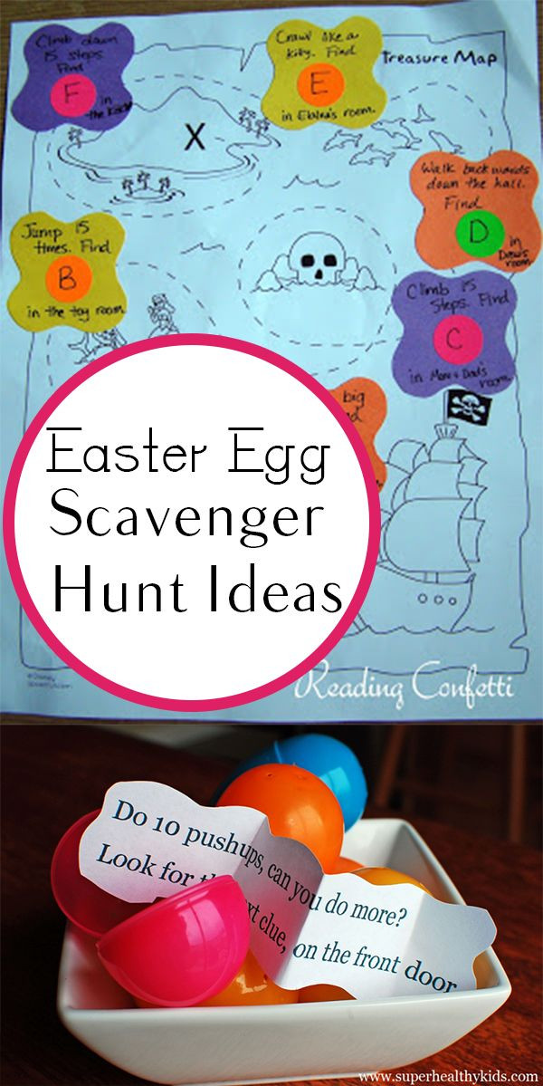 Easter Egg Hunt Ideas For Older Kids
 Easter Egg Treasure Hunt Ideas for Kids and Family