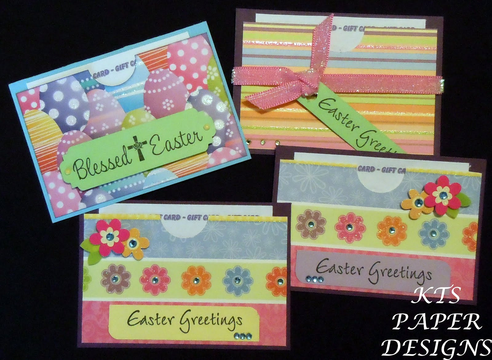 Easter Gift Cards
 KTS Paper Designs Easter Gift Card Holders