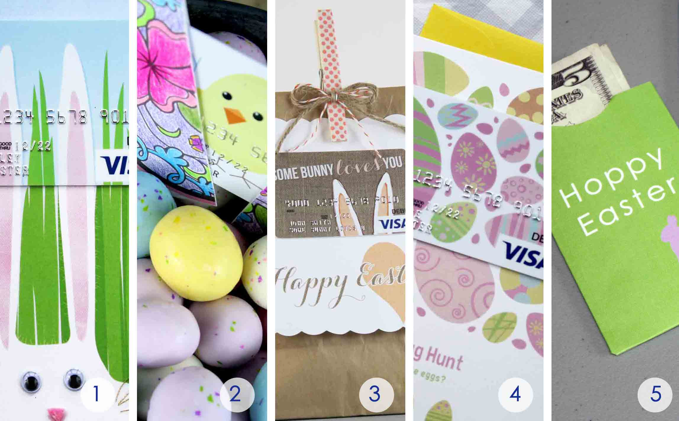 Easter Gift Cards
 5 Free Easter Gift Card Holders to Print at Home
