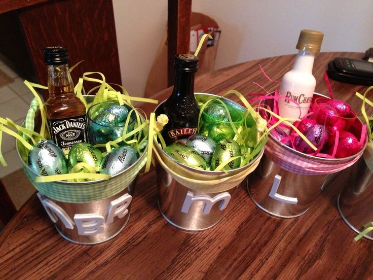 Easter Ideas For Adults
 Adult Easter Baskets Favorite booze shot glass and