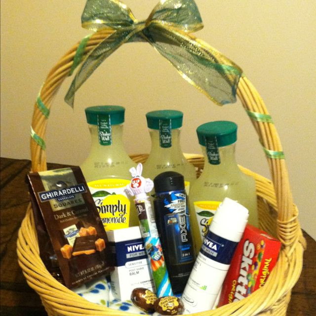 Easter Ideas For Boyfriend
 Easter basket for boyfriend who loves chocolate and