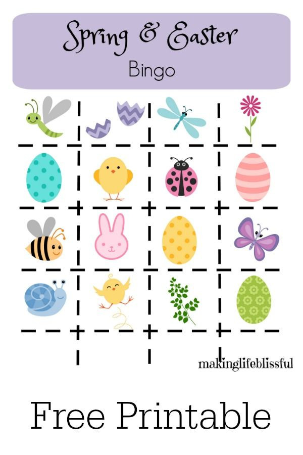 Easter Party Games For Adults
 10 Easter Activities for All Ages Free Easter Bingo