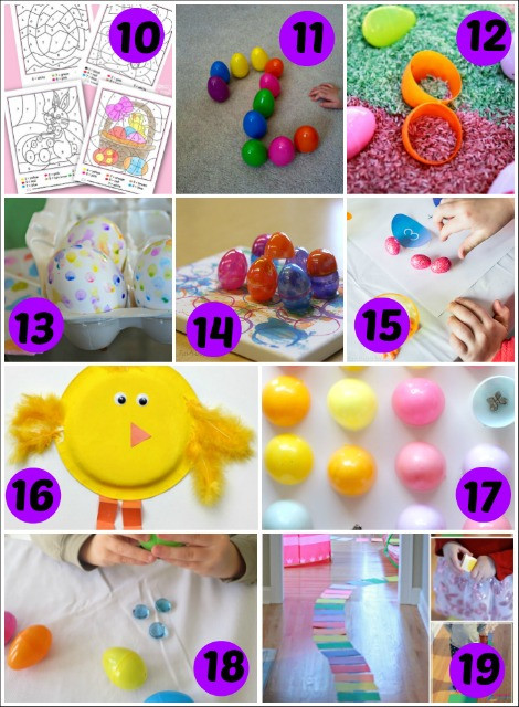 Easter Preschool Activities
 19 Fun Easter Activities for Preschoolers Mess for Less