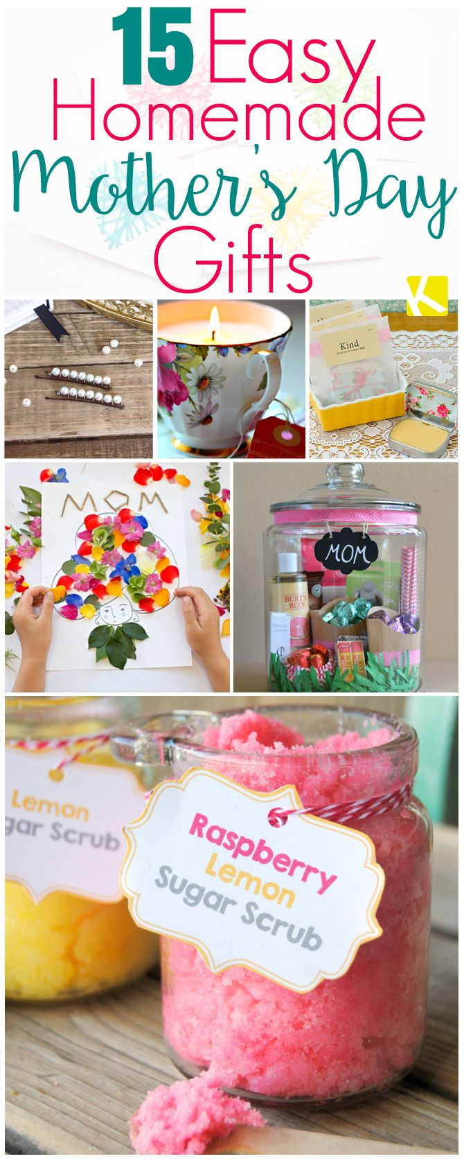Easy Diy Mother's Day Gifts
 15 Mother’s Day Gifts That Are Ridiculously Easy to Make