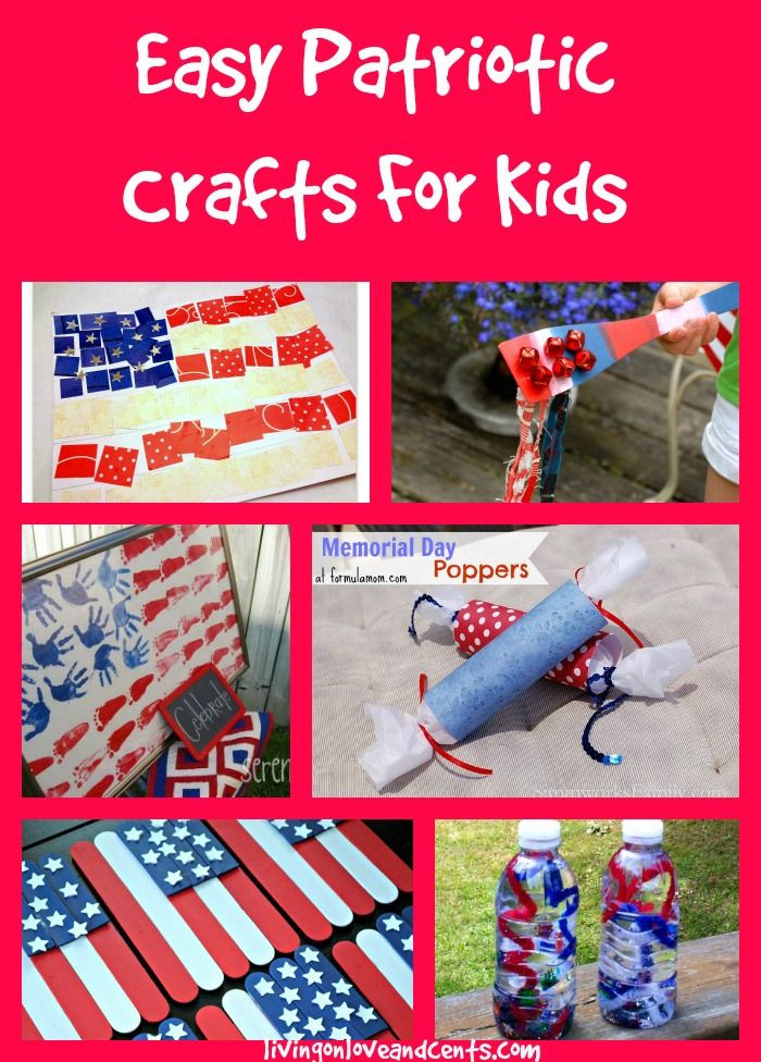 Easy Memorial Day Crafts
 Easy Patriotic Crafts For Kids 4th of July & Memorial Day