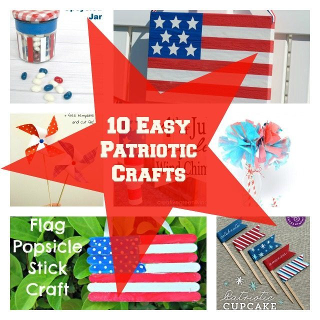Easy Memorial Day Crafts
 10 Easy 4th July Crafts Ideas