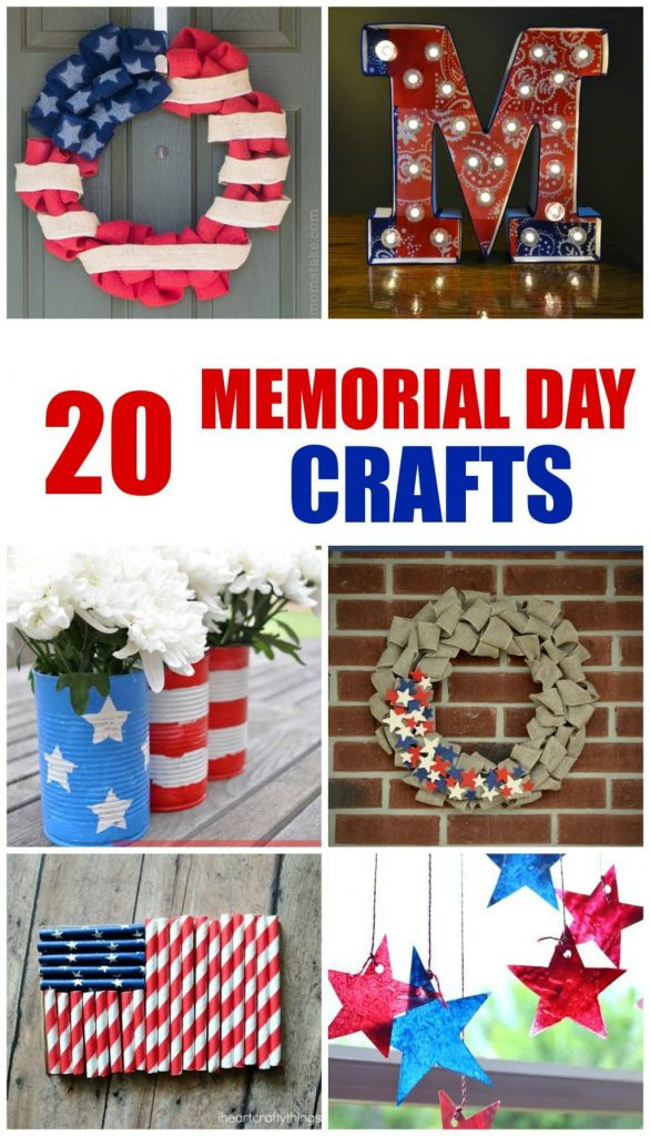 Easy Memorial Day Crafts
 20 Memorial Day Craft Ideas for Home or School Classroom