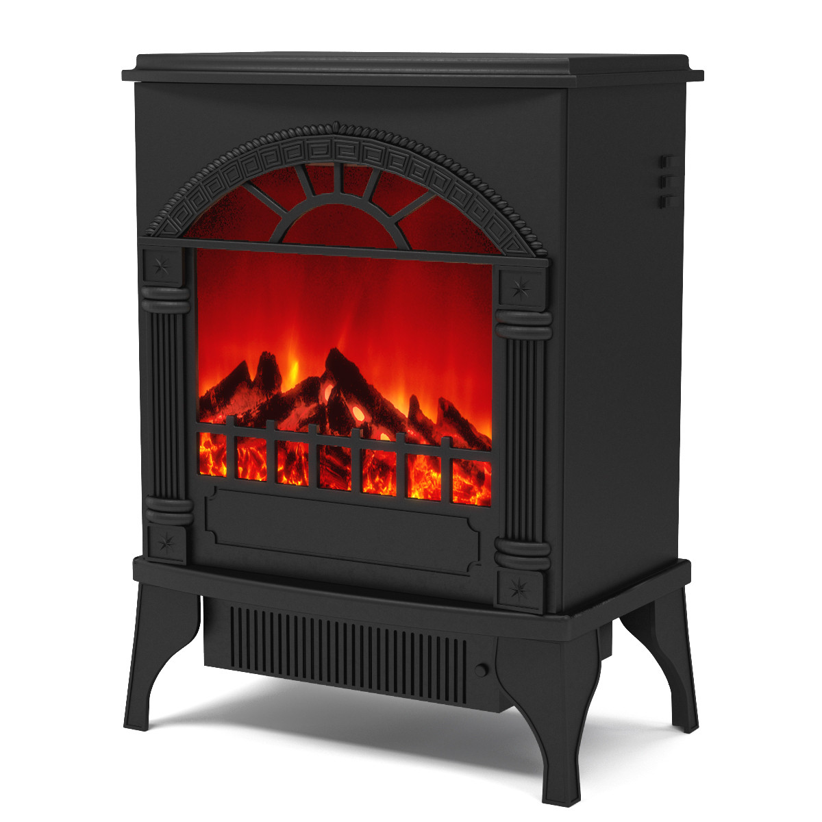 Electric Fireplace Space Heater
 Apollo Electric Fireplace Free Standing Portable Space