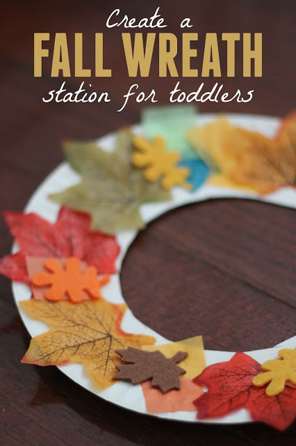 Fall Art And Crafts For Toddlers
 Toddler Approved Fall Wreath Making Station for Toddlers