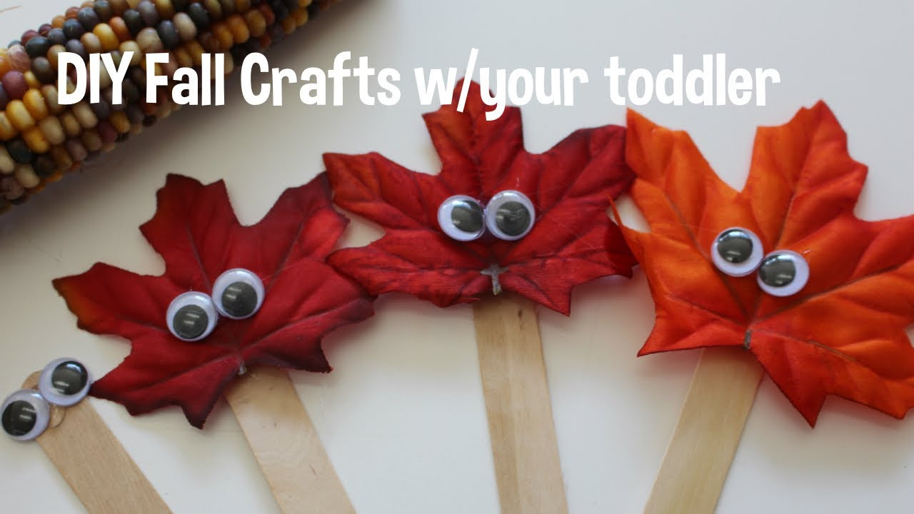 Fall Art And Crafts For Toddlers
 DIY Fall Crafts Toddler friendly