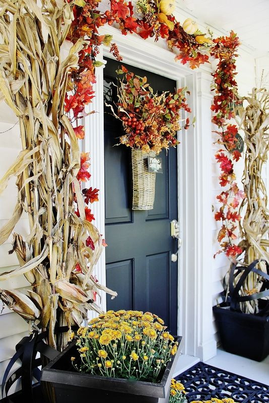 Fall Door Decorations Ideas
 67 Cute And Inviting Fall Front Door Décor Ideas DigsDigs