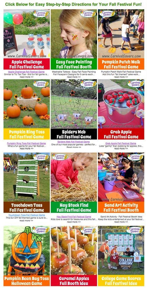 Fall Festival Ideas For Adults
 FREE Fall Festival Games & Ideas Perfect for schools and
