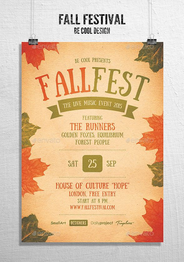 Fall Festival Posters Ideas
 Pin by best Graphic Design on Flyer Templates