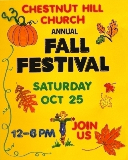 Fall Festival Posters Ideas
 Create a Poster About Church Fall Festival