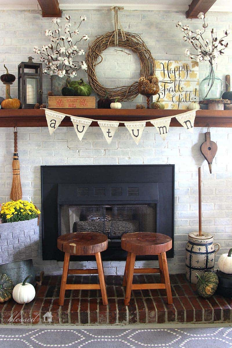 Fall Mantle Decorating Ideas
 30 Amazing fall decorating ideas for your fireplace mantel