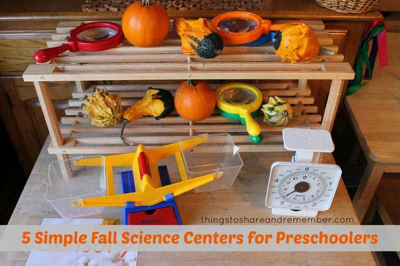 Fall Science Activities For Preschoolers
 Simple Fall Science Centers for Preschoolers
