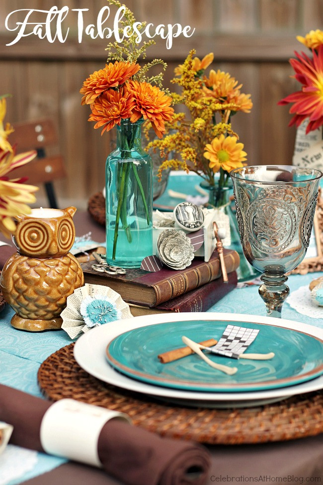 Fall Table Settings Ideas
 Fall Eclectic Table Setting Ideas Celebrations at Home