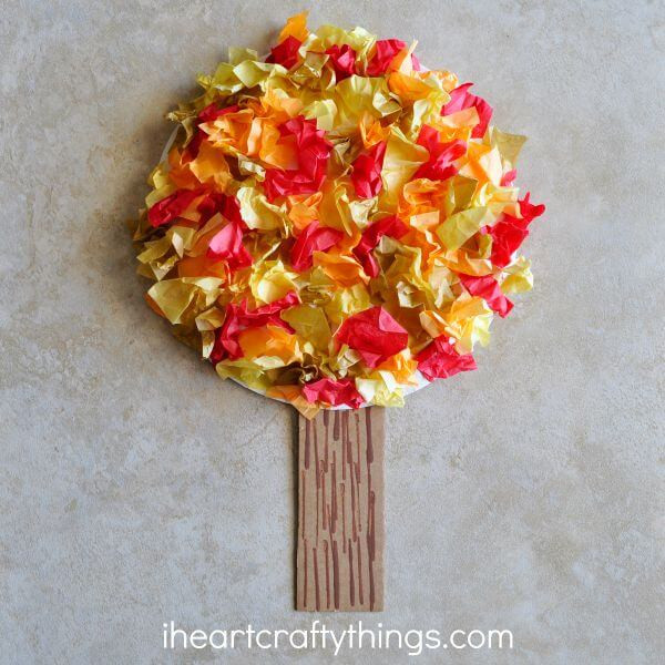 Fall Tree Crafts
 Easy Fall Kids Crafts That Anyone Can Make Happiness is