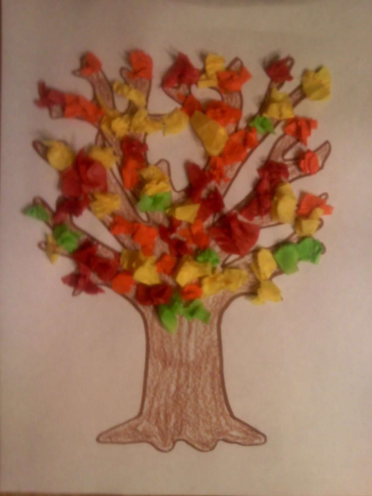 Fall Tree Crafts
 Crafts For Preschoolers Fall Crafts Cooking