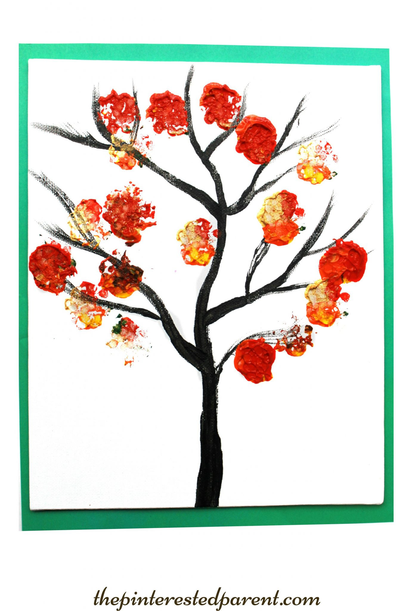 Fall Tree Crafts
 Bundled Q Tip Autumn Tree – The Pinterested Parent