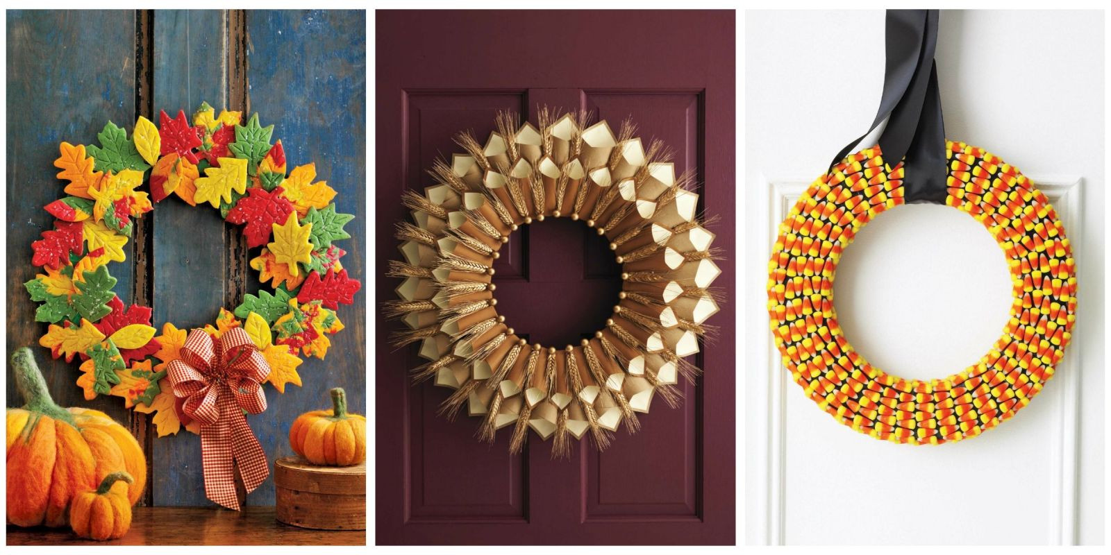 Fall Wreath Ideas Diy
 20 DIY Fall Wreaths Easy Ideas for Autumn Wreaths